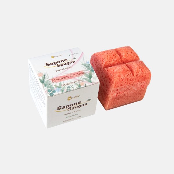 Sapone Spugna Melograno Cannella Scontornato