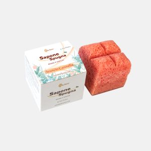 Sapone Spugna Arancio Cannella